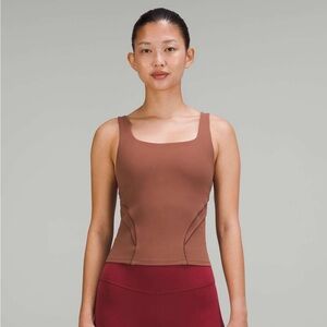 Lululemon Nulu and Mesh-Back Shelf-Bra Yoga Tank Top
